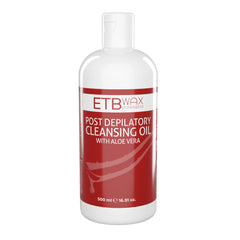 ETB WAX Post-Wax Cleansing Oil with Aloe Vera – Instant Soothing and Hydration After Waxing, 500ml