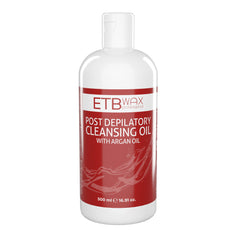 ETB WAX Post-Wax Cleansing Oil with Argan Oil – Instant Soothing and Hydration After Waxing, 500ml
