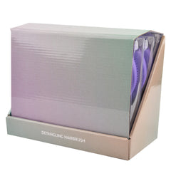 ETB Hair Professional Display with 9 Colored Detangling Brushes