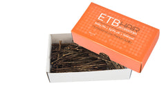 ETB Hair Brown Hairpins 7cm, 200g box