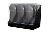 ETB Hair Professional Black Detangling Hair Brush Display Holder 9 Pcs