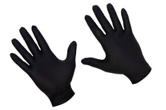 ETB Disposable Black Nitrile Gloves L 100pcs