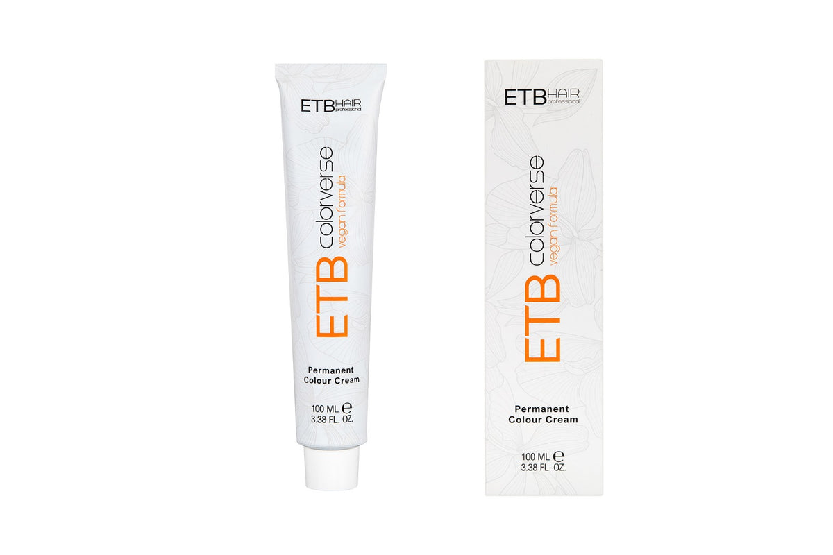 ETB Hair Permanent Color Cream 9.37 Very Light Blonde Gold Brown 100ml