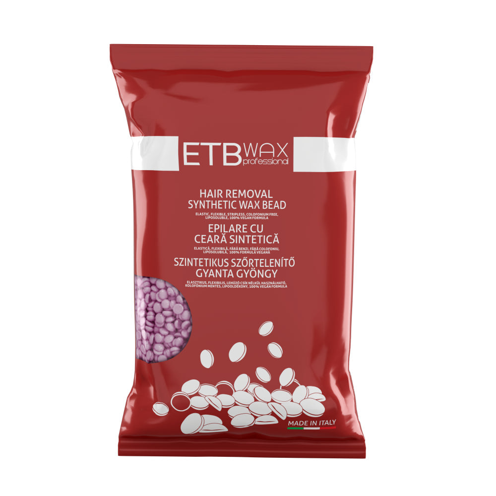 ETB WAX Professional Vegan Wax Pearls – Purple Jasmine, Precise and Gentle Hair Removal, 800g