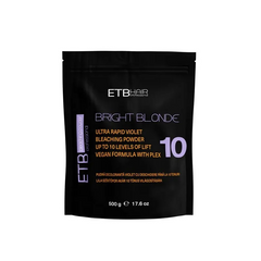 ETB Hair Bright Blonde Violet Plex 10 – Pudră Decolorantă Vegană Profesională cu deschidere de până la 10 tonuri 500 gr