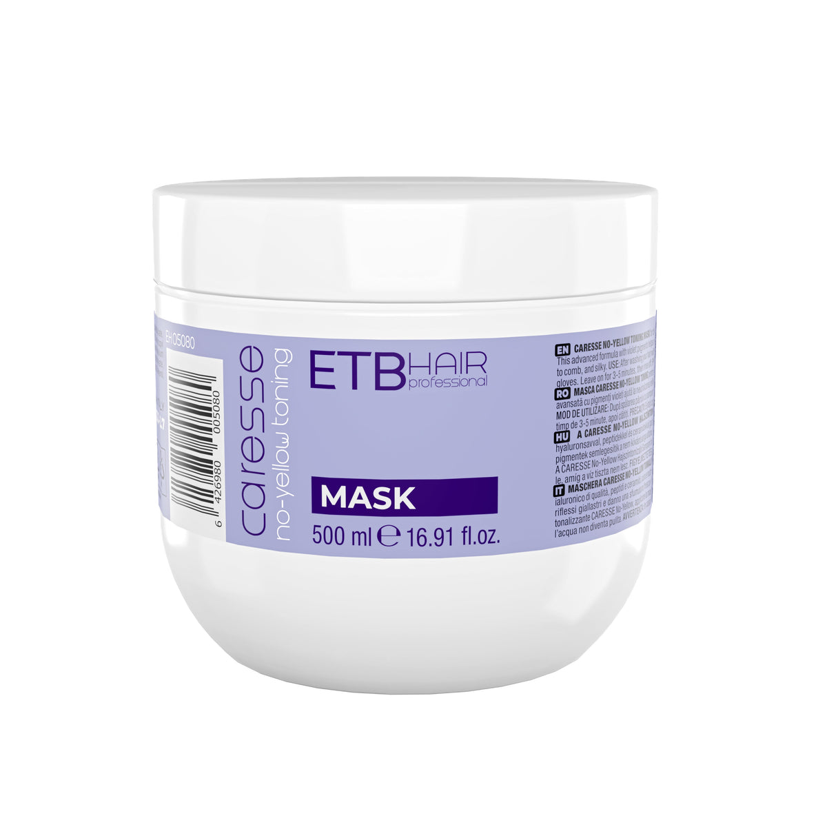 ETB CARESSE NO-YELLOW TONING HAIR MASK 500 ml