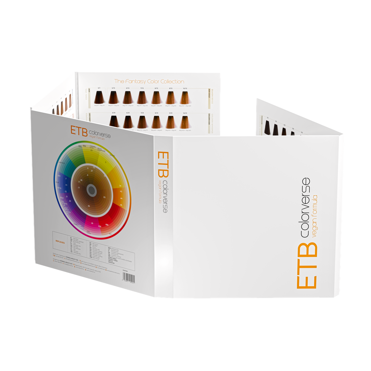 ETB Hair ColorVerse Professional Hair Dye Color Catalog – 117 Shades